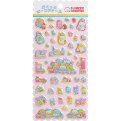 Japan San-X Bubble Sticker - Sumikko Gurashi / Exciting Tapioca Convenience Store Aurora