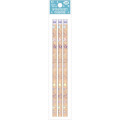 Japan San-X Hexagonal 2B Pencil 3pcs Set - Sumikko Gurashi / Happy School Beige - 1