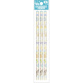 Japan San-X Hexagonal B Pencil 3pcs Set - Sumikko Gurashi / Balloon Yellow - 1