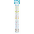 Japan San-X Hexagonal 4B Pencil 3pcs Set - Sumikko Gurashi / Balloon Blue - 1