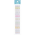 Japan San-X Hexagonal 2B Pencil 3pcs Set - Sumikko Gurashi / Sweets Purple - 1