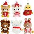 Japan San-X Tenori Plush (SS) Set - Rilakkuma : Ornament Christmas - 1