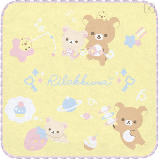 Japan San-X Mini Towel 3pcs Set - Rilakkuma / Star Space - 5