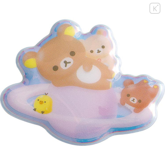 Japan San-X Bubble Sticker - Rilakkuma / Aurora Star Space - 2