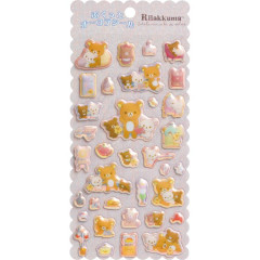 Japan San-X Bubble Sticker - Rilakkuma / Aurora Wonderful House