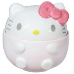 Japan Sanrio Rice Bowl with Lid - Hello Kitty / Smile