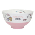 Japan Sanrio Porcelain Rice Bowl - Hello Kitty / Smile From Heart - 1