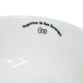 Japan Sanrio Porcelain Rice Bowl - Hello Kitty / Smile From Heart - 3