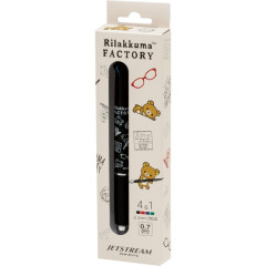 Japan San-X Jetstream 4&1 Multi Pen + Mechanical Pencil - Rilakkuma Factory Black White