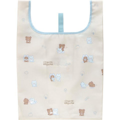 Japan San-X Eco Shopping Bag - Chairoikoguma / Aokogu Sleepover Beige Blue