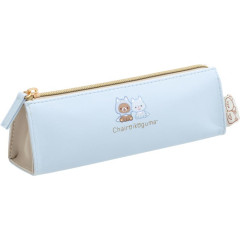 Japan San-X Pen Pouch - Chairoikoguma / Aokogu Sleepover Light Blue