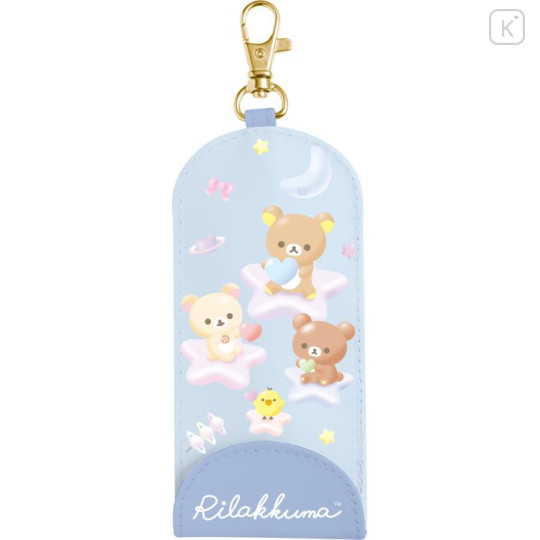 Japan San-X Key Case with Reel - Rilakkuma / Star Space - 1