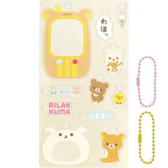 Japan San-X Acrylic Keychain - Rilakkuma / Mobile Style