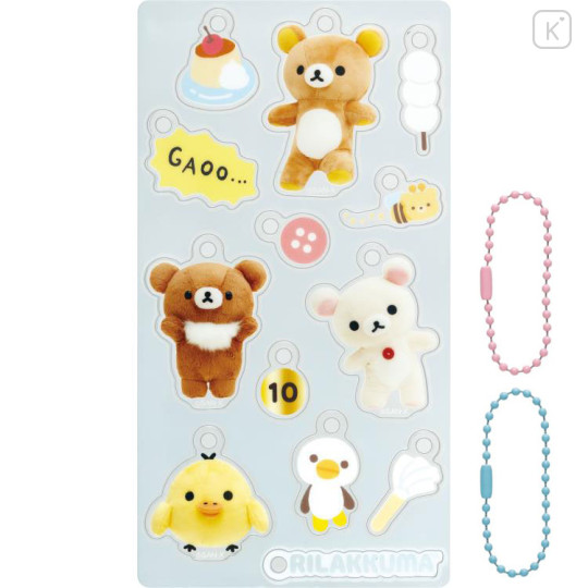 Japan San-X Acrylic Keychain - Rilakkuma / Characters ID Phone Style - 1