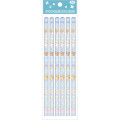 Japan San-X Hexagonal 2B Pencil 6pcs Set - Rilakkuma / Star Space - 1