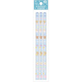 Japan San-X Hexagonal 2B Pencil 3pcs Set - Rilakkuma / Star Space - 1