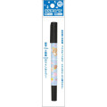 Japan San-X Oil-Based Twin Tip Marker Pen Fine & Bold - Rilakkuma / Star Space - 1