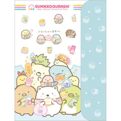 Japan San-X Double-sided A4 Clear Holder - Sumikko Gurashi / Exciting Tapioca Convenience Store