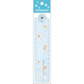 Japan San-X Folding Ruler 30cm - Rilakkuma / Star Space Blue - 1