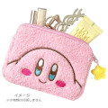 Japan Kirby Fluffy Mini Pouch - Smiley - 2