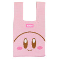 Japan Kirby Jacquard Woven Mini Tote Bag - Kirby / Smlie Face Pink - 1