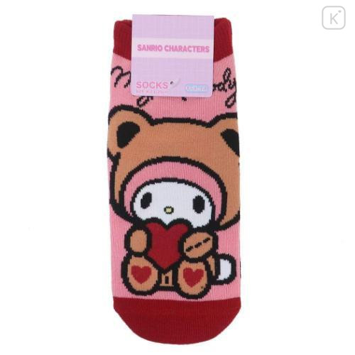 Japan Sanrio Socks - My Melody / Teddy Bear Love - 1