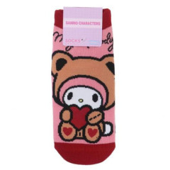 Japan Sanrio Socks - My Melody / Teddy Bear Love