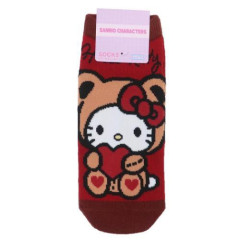 Japan Sanrio Socks - Hello Kitty / Teddy Bear Love