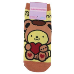 Japan Sanrio Socks - Pompompurin / Teddy Bear Love