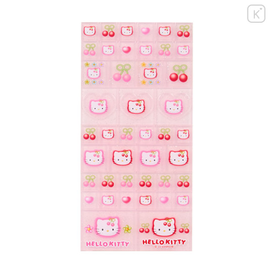 Japan Sanrio 90s Tile Sticker - Hello Kitty / Cherry - 2