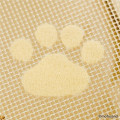 Japan Mofusand Round Mesh Pouch - Cat / Sweets Nyan Yellow Paw - 7