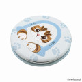 Japan Mofusand 2-sided Compact Mirror - Cat / Shark Nyan Blue Paw - 6