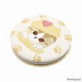 Japan Mofusand 2-sided Compact Mirror - Cat / Sweets Nyan Yellow Paw - 6