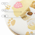 Japan Mofusand 2-sided Compact Mirror - Cat / Sweets Nyan Yellow Paw - 8