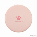 Japan Mofusand 2-sided Compact Mirror - Cat / Rabbit Nyan Baby Pink Paw - 5