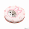 Japan Mofusand 2-sided Compact Mirror - Cat / Rabbit Nyan Baby Pink Paw - 6