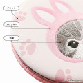 Japan Mofusand 2-sided Compact Mirror - Cat / Rabbit Nyan Baby Pink Paw - 8