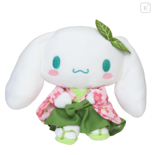 Japan Sanrio Plush Toy - Cinnamoroll / Matcha Sakura Kimono - 1