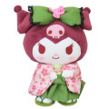 Japan Sanrio Plush Toy - Kuromi / Matcha Sakura Kimono - 1