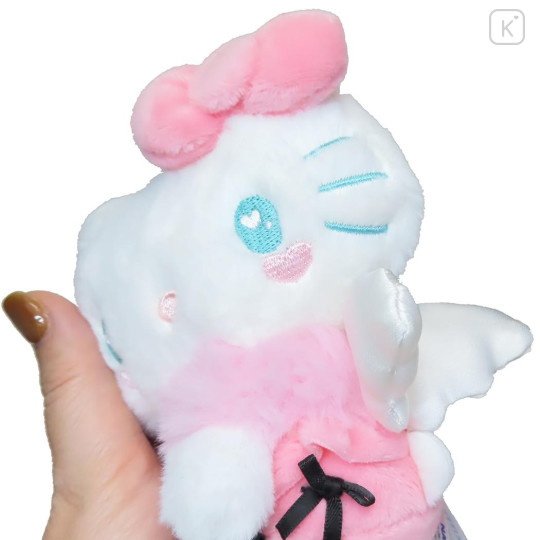 Japan Sanrio Mascot Holder - Hello Kitty / Fluffy Angel Pink - 3