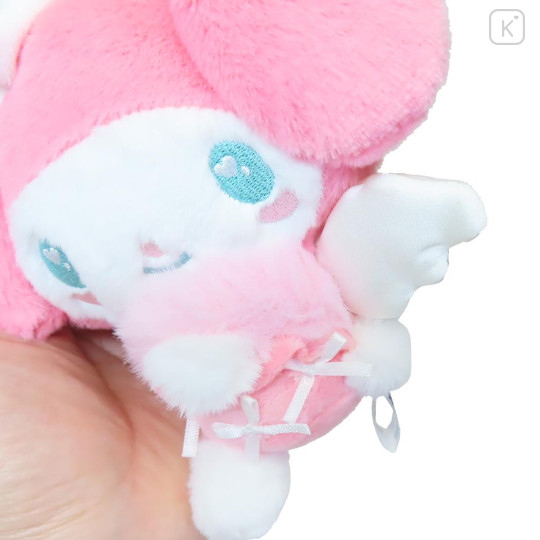 Japan Sanrio Mascot Holder - My Melody / Fluffy Angel Pink - 3