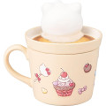 Japan Sanrio Mascot Mug - Hello Kitty / Cafe Latte Art - 5