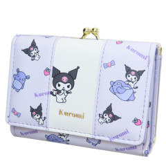 Japan Sanrio Trifold Wallet - Kuromi / Friends