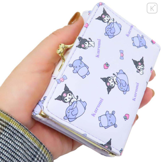 Japan Sanrio Trifold Wallet - Kuromi / Friends - 2