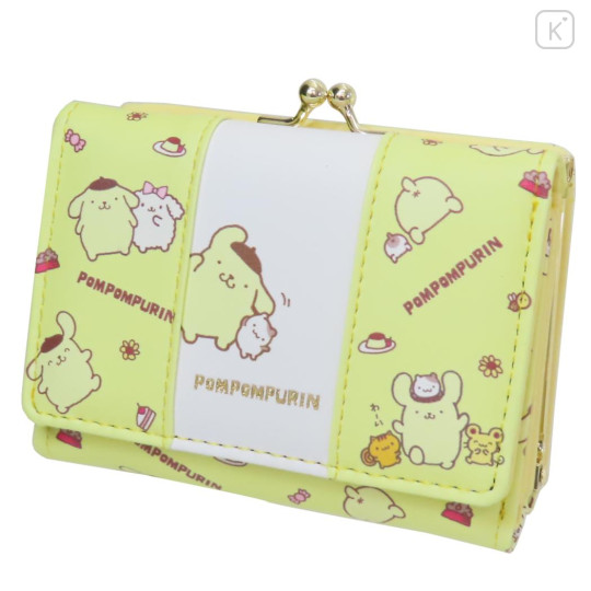 Japan Sanrio Trifold Wallet - Pompompurin / Friends - 1