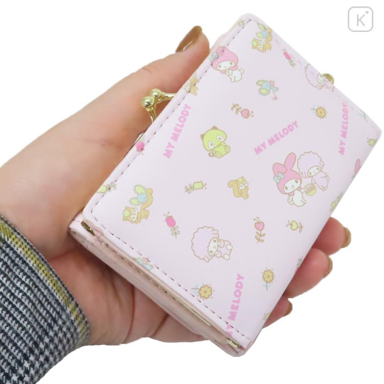 Japan Sanrio Trifold Wallet - My Melody / Friends - 2