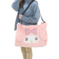 Japan Sanrio 2-way Soft Fur Shoulder Bag - My Melody / Heart Eyes - 5