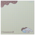 Japan Sanrio Square Memo Pad - Cinnamoroll / Chocolate - 3