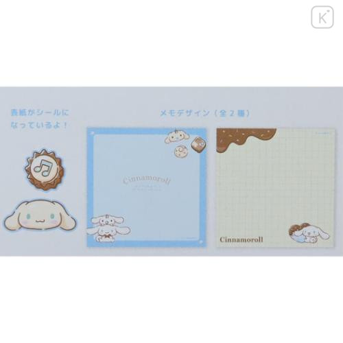 Japan Sanrio Square Memo Pad - Cinnamoroll / Chocolate - 4