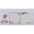 Japan Sanrio Square Memo Pad - Hello Kitty & Kuromi & My Melody / Chocolate - 4